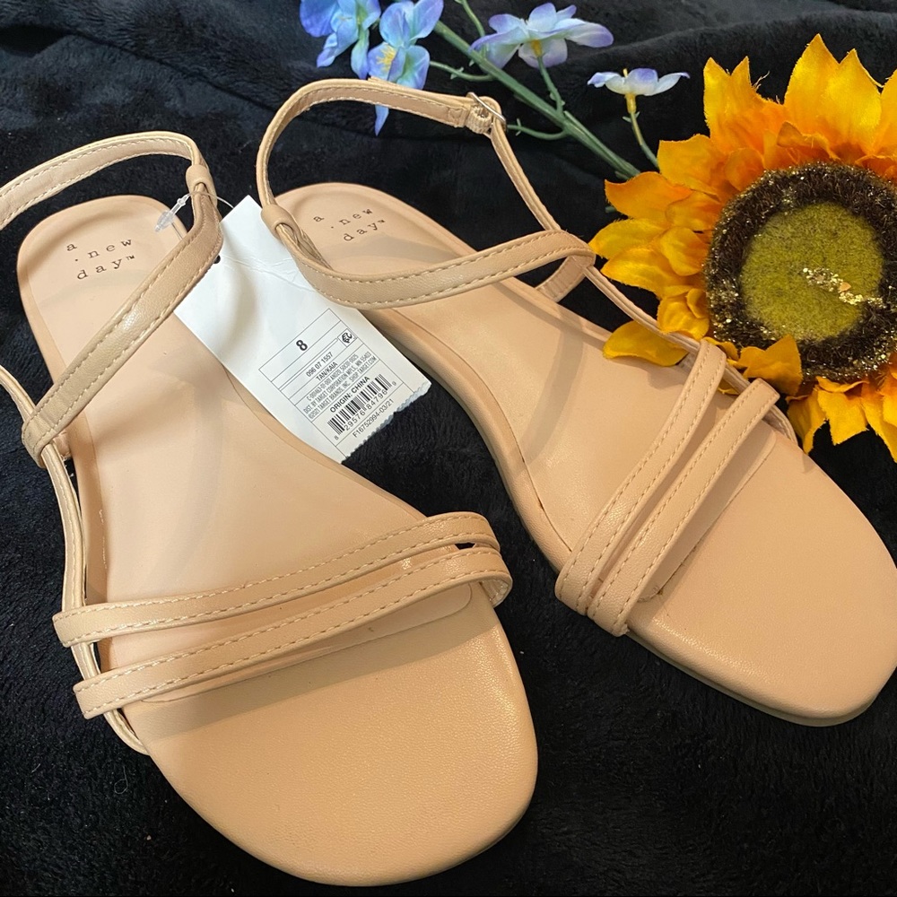 Nude Sandals size 8